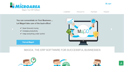 Desktop Screenshot of microarea.it