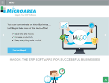 Tablet Screenshot of microarea.it